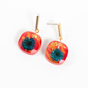 May Day Dry Flower Ball Earring- Wholesale - Pretty Simple