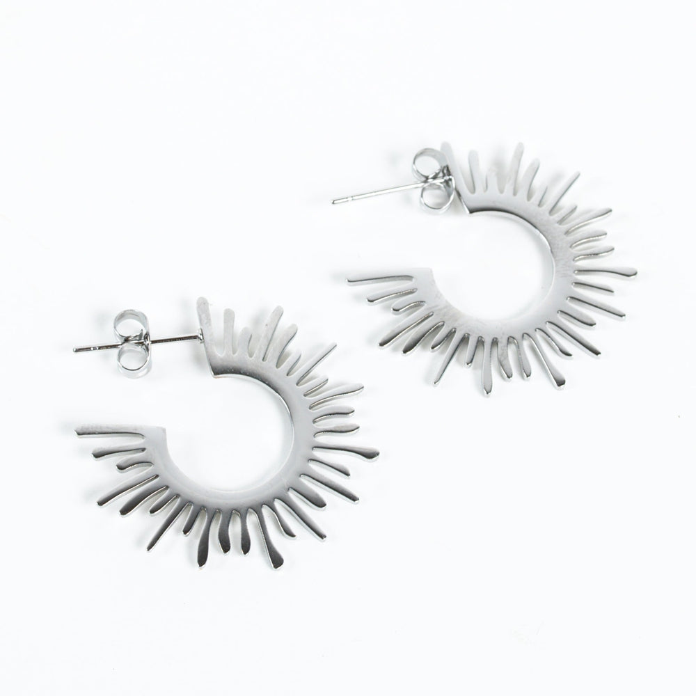 Sunburst Hoop Earring- Wholesale - Pretty Simple