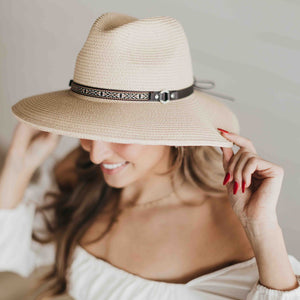 cream packable sun hat -Carolina Packable Sun Hat Pretty Simple