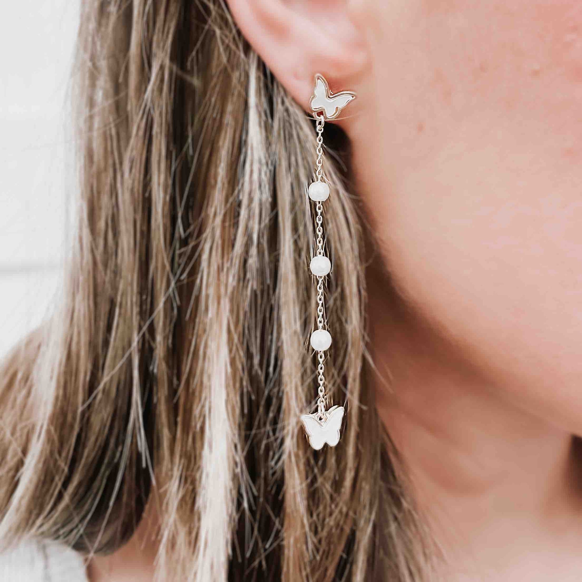 Everlasting Charm Pearl Drop Earrings Pretty Simple