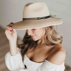 cream packable sun hat -Carolina Packable Sun Hat Pretty Simple