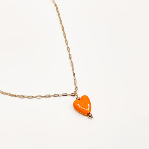 Love Actually Ceramic Pendant Necklace-Necklace-Pretty Simple Wholesale