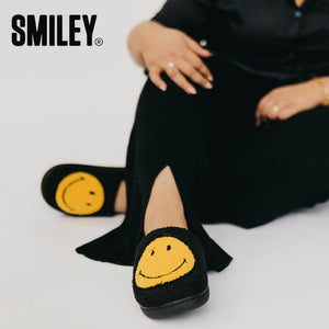 Smiley® x Pretty Simple Original Smiley Slippers | PRE-ORDER-Slippers-Pretty Simple Wholesale