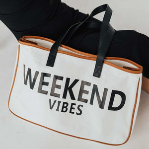 Weekend Getaway Tote Bag-Pretty Simple Wholesale